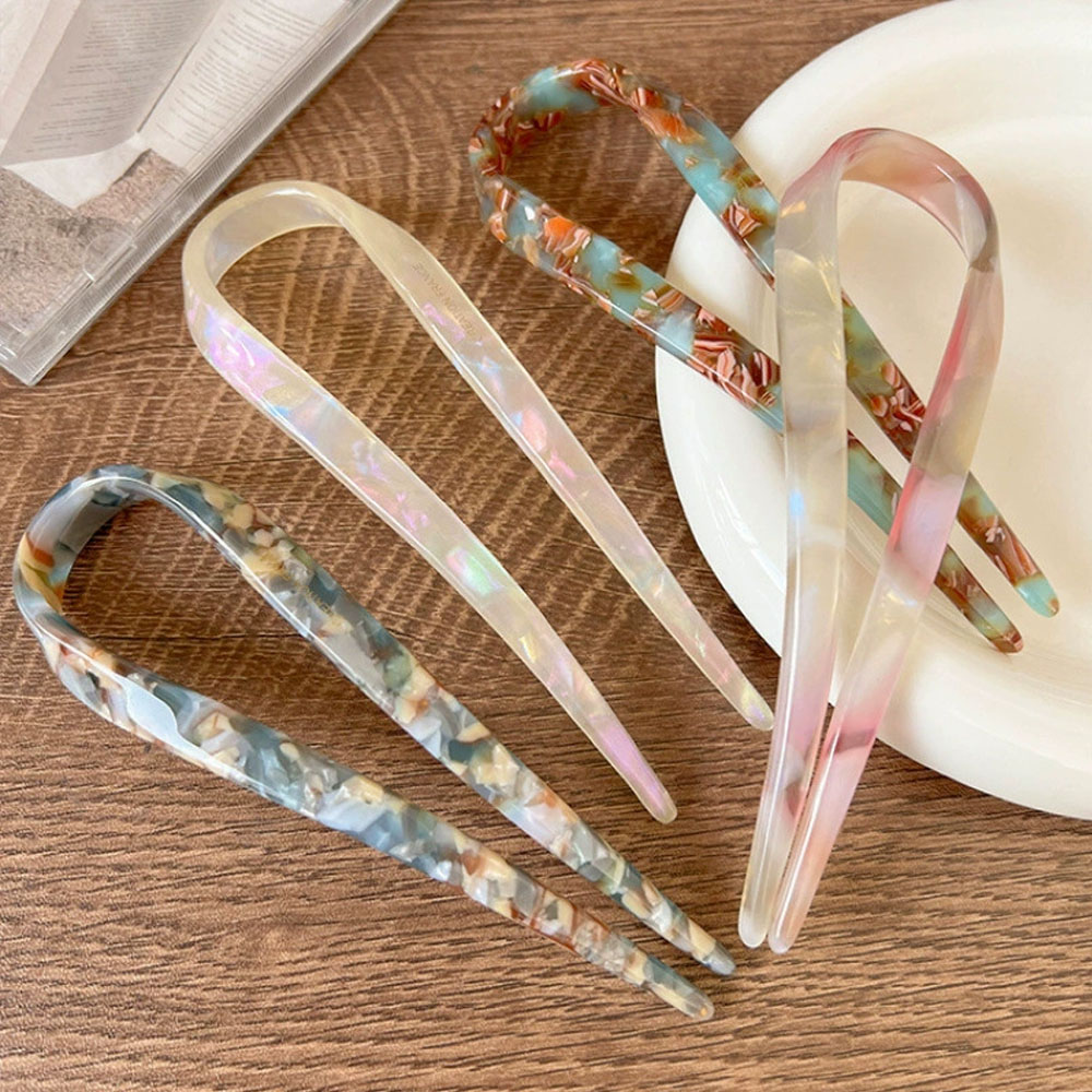Tech Accessories Women - Retro U-förmige Haarspange für Frauen, elegantes
