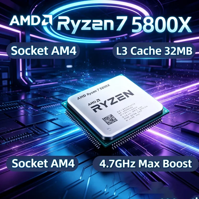 Amd Cpu Ryzen 7 - Gebrauchter PC-Upgrade-Prozessor AMD Ryzen 7 5800X