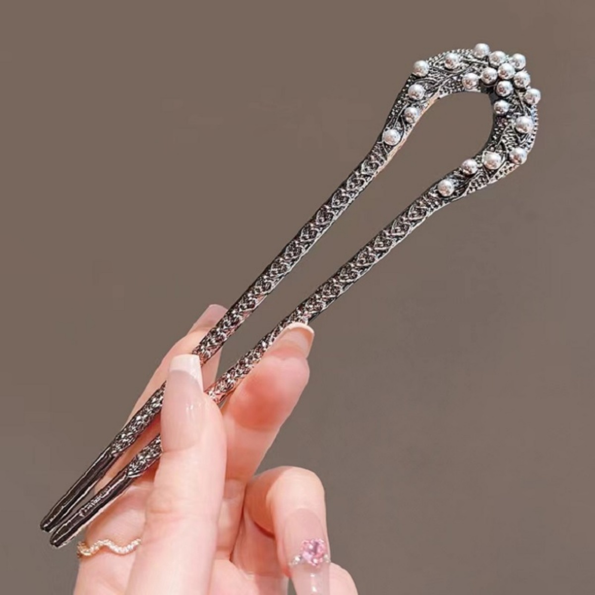 Tech Accessories Women - Neue Perle U-förmige Haarnadel Für Frauen