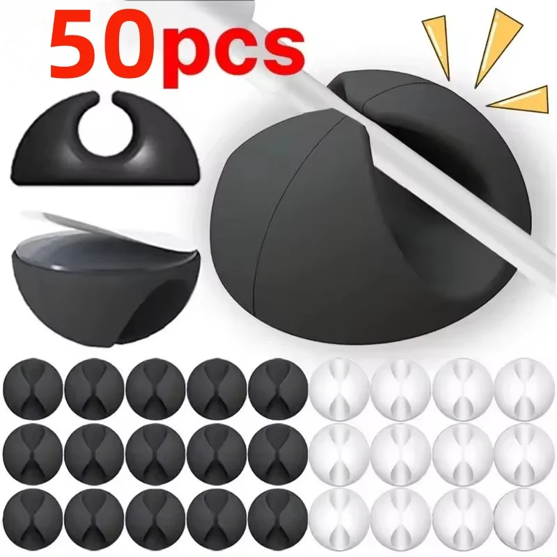 Desk Cable Clip - 5/50Pcs Desktop Wand Kabel Clips Draht
