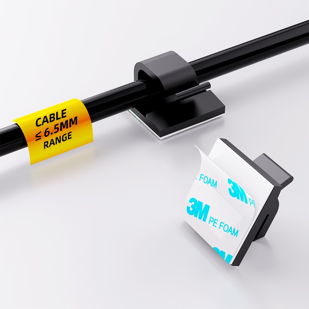 R-förmiger Transparenter Kunst – Desk Cable Clip Bewertung und Preis