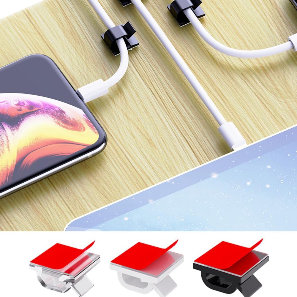 R-förmiger Transparenter Kunst – Desk Cable Clip Bewertung und Preis
