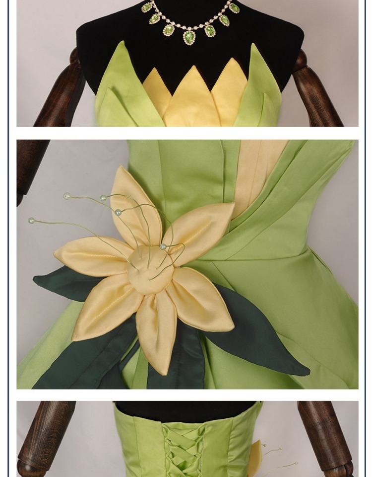 Prinzessin Tiana Kleid Cosplay – Tech Accessories Women Bewertung und Preis