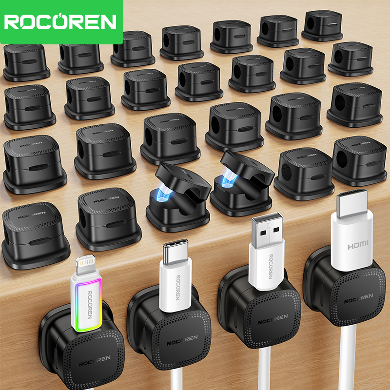 ROCOREN 30 Stück Magnetische K – Desk Cable Clip Bewertung und Preis