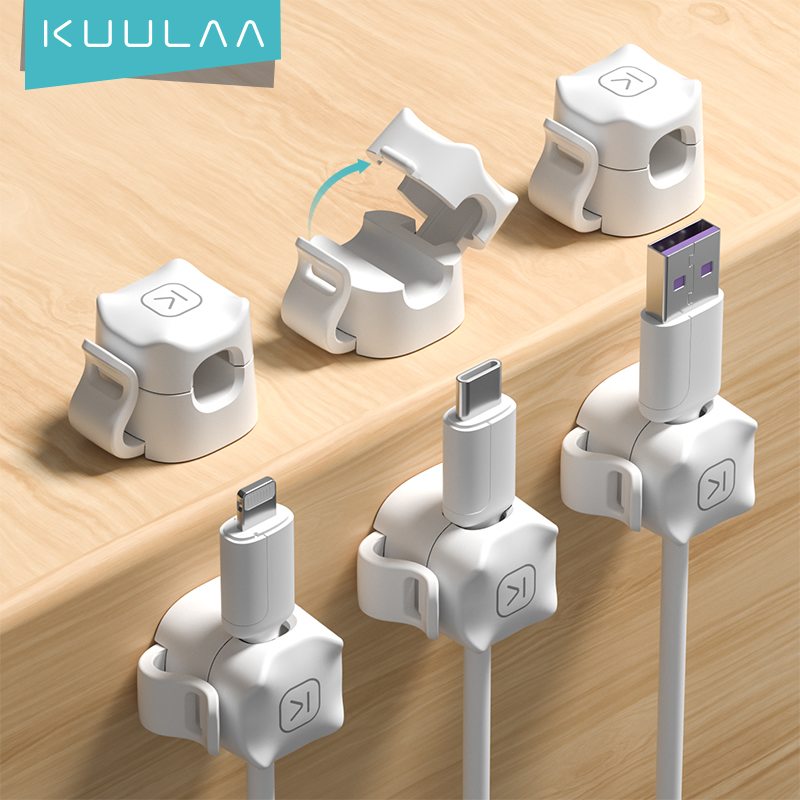 KUULAA 3/6 Stück Kabelklemmen, – Desk Cable Clip Bewertung und Preis