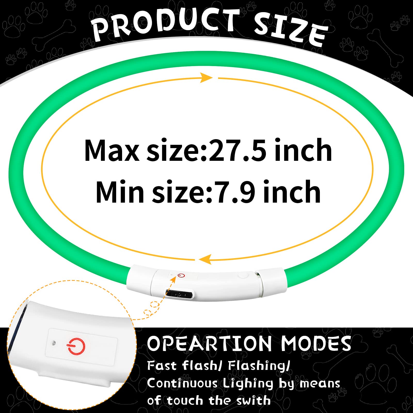Silikon-LED-Hundehalsband, wie – Tech Dog Accessories Bewertung und Preis