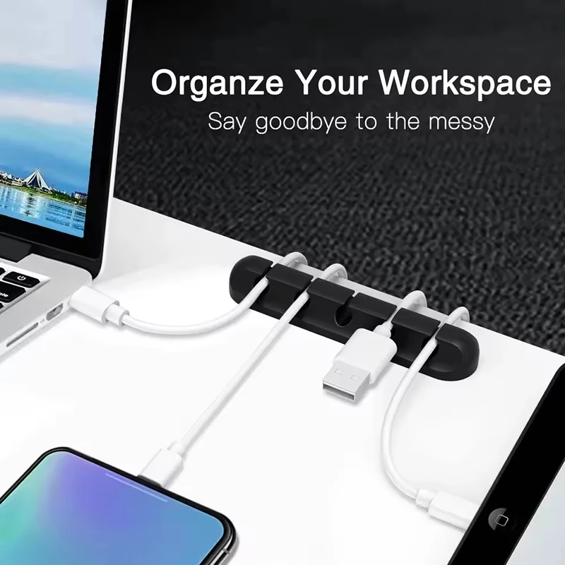 Silikon-USB-Kabelclip-Organize – Desk Cable Clip Bewertung und Preis