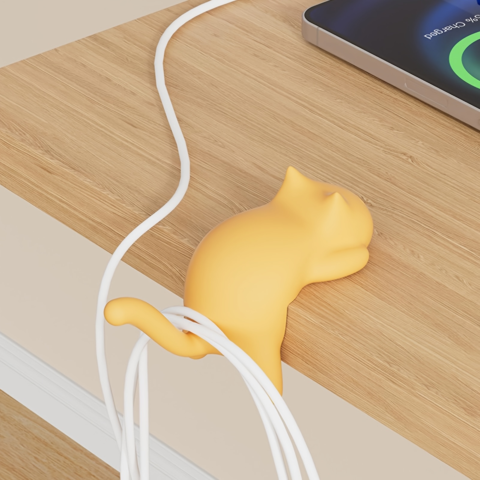 1 bunte, katzenförmige Schreib – Desk Cable Clip Bewertung und Preis