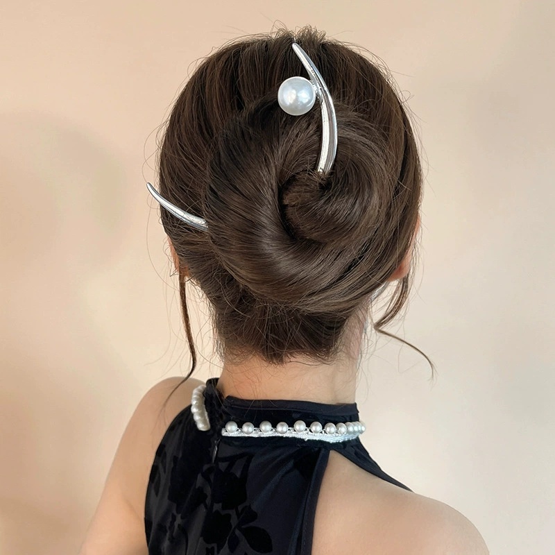 Perlen-Haarstab, Halbmond-Haar – Tech Accessories Women Bewertung und Preis