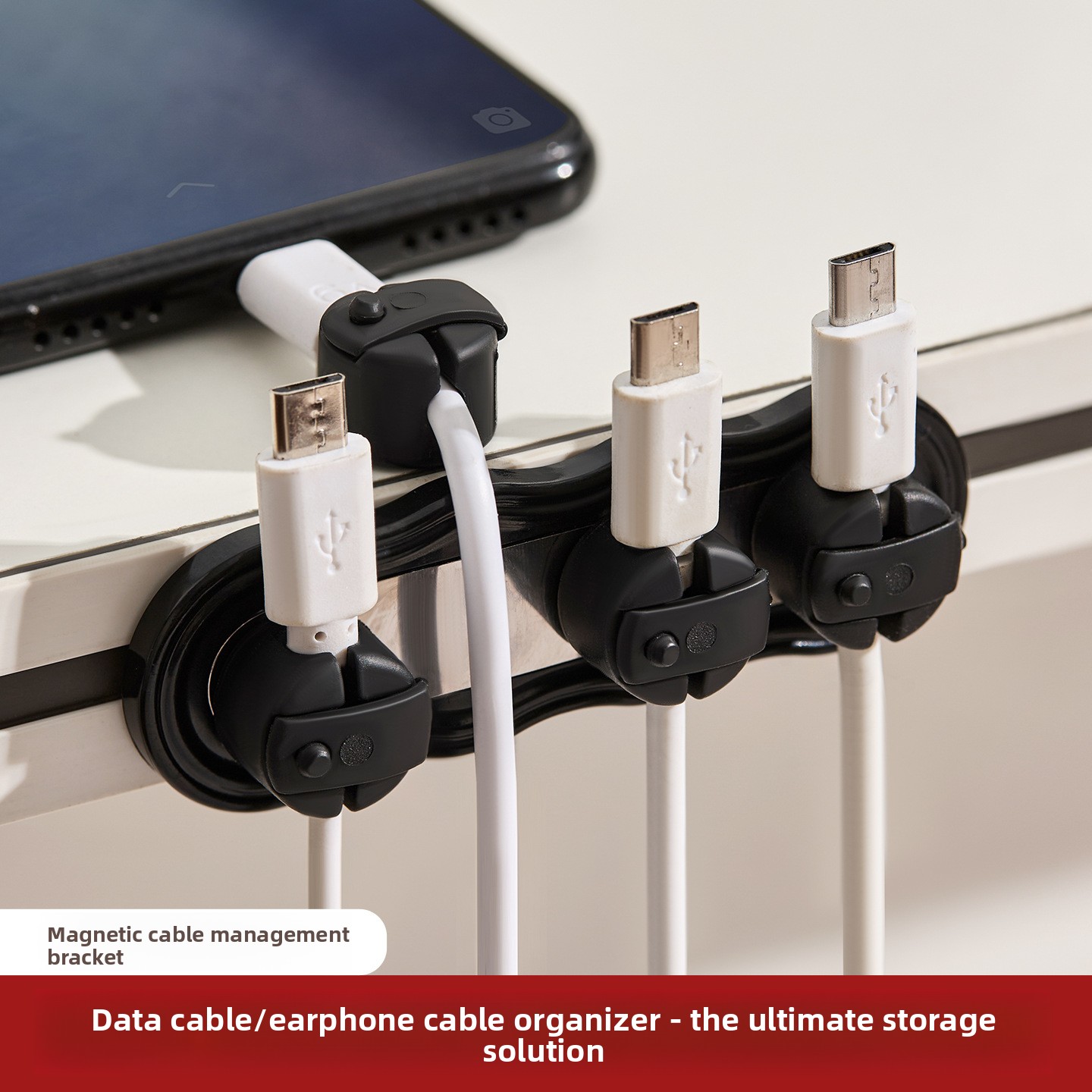 Magnetischer Selbstklebender K – Desk Cable Clip Bewertung und Preis
