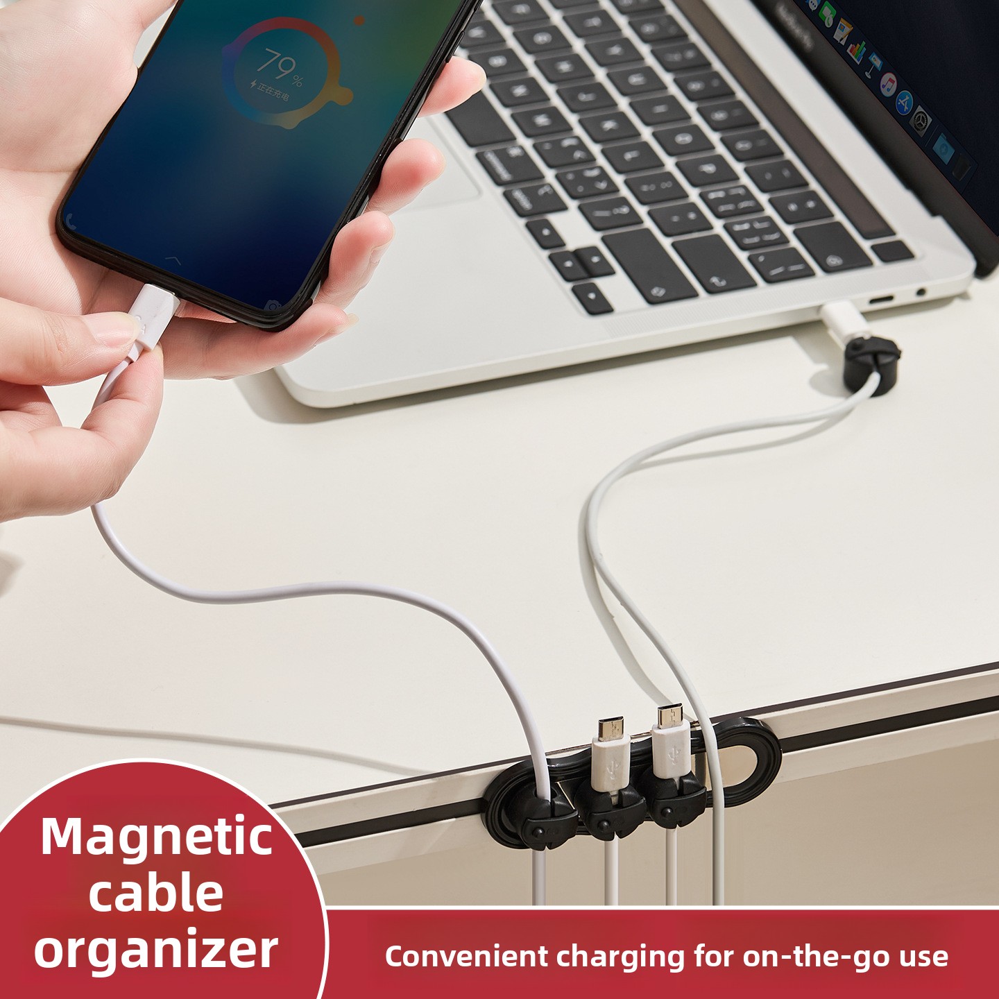 Magnetischer Selbstklebender K – Desk Cable Clip Bewertung und Preis