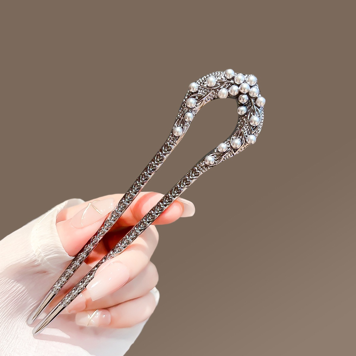 Neue Perle U-förmige Haarnadel – Tech Accessories Women Bewertung und Preis