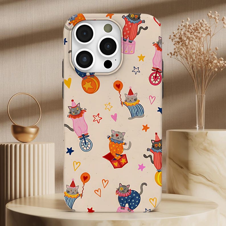 Zirkus-Katzen iPhone Hülle Kät – Tech Accessories Iphone Bewertung und Preis