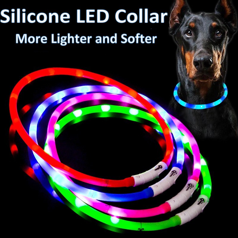 Silikon-LED-Hundehalsband, wie – Tech Dog Accessories Bewertung und Preis