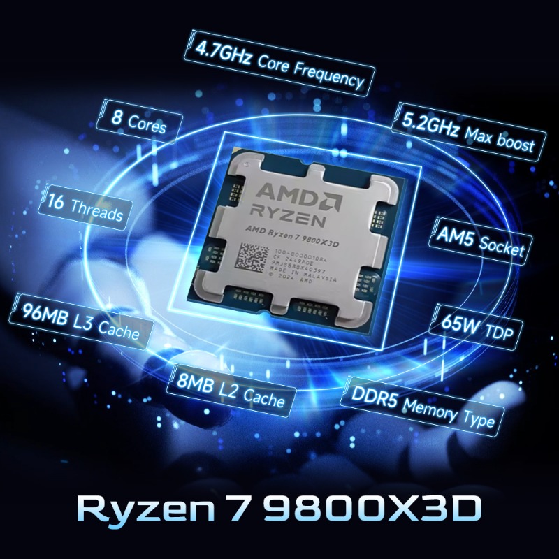 AMD Ryzen 7 9800X3D AM5 Gaming – Amd Cpu Ryzen 7 Bewertung und Preis