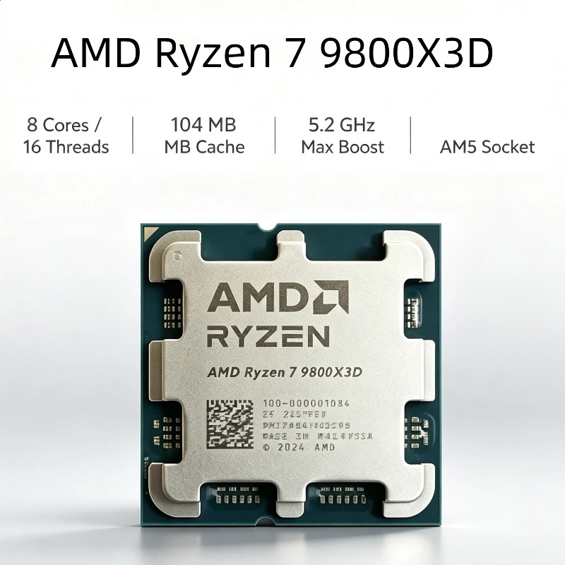 AMD Ryzen 7 9800X3D AM5 Gaming – Amd Cpu Ryzen 7 Bewertung und Preis
