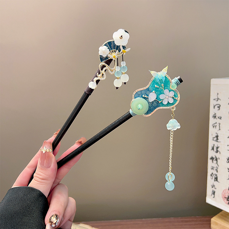 Klassischer Quasten-Haarstab,  – Tech Accessories Women Bewertung und Preis