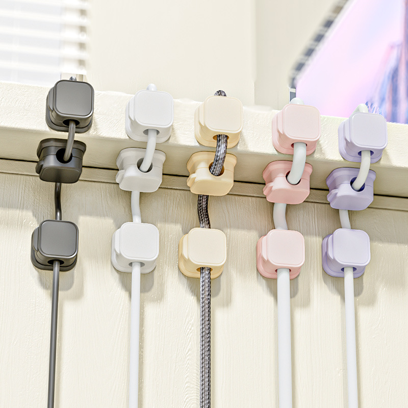 Mehrfarbige Magnetische Kabelm – Desk Cable Clip Bewertung und Preis