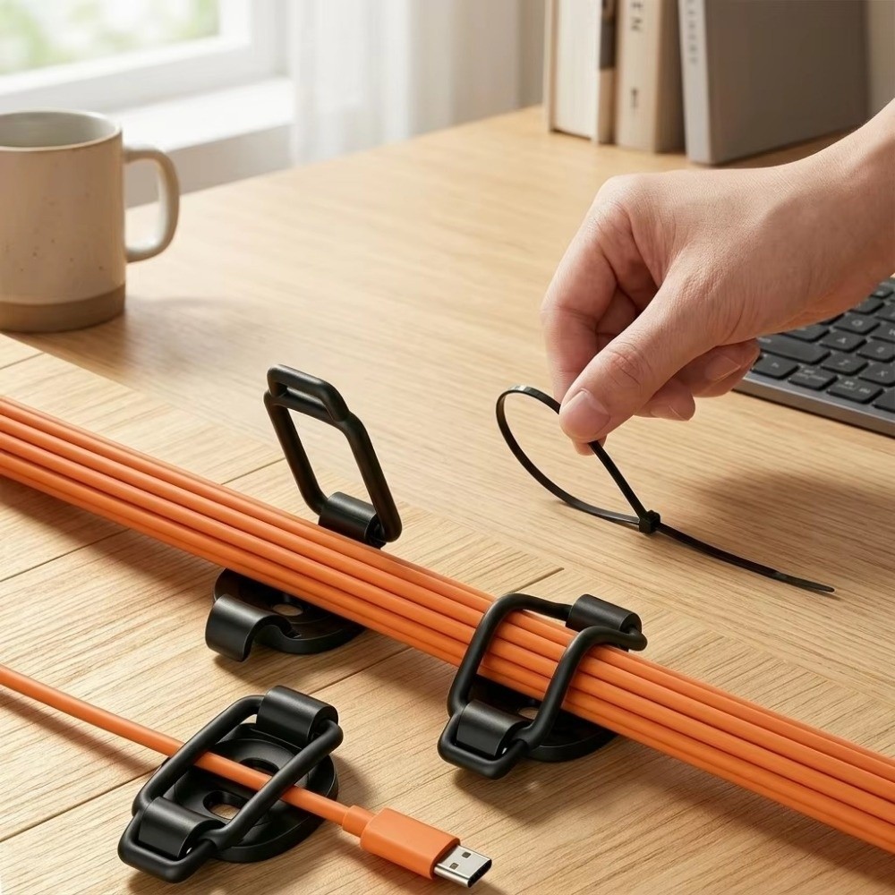 10er-Pack Verstellbare Kabelkl – Desk Cable Clip Bewertung und Preis