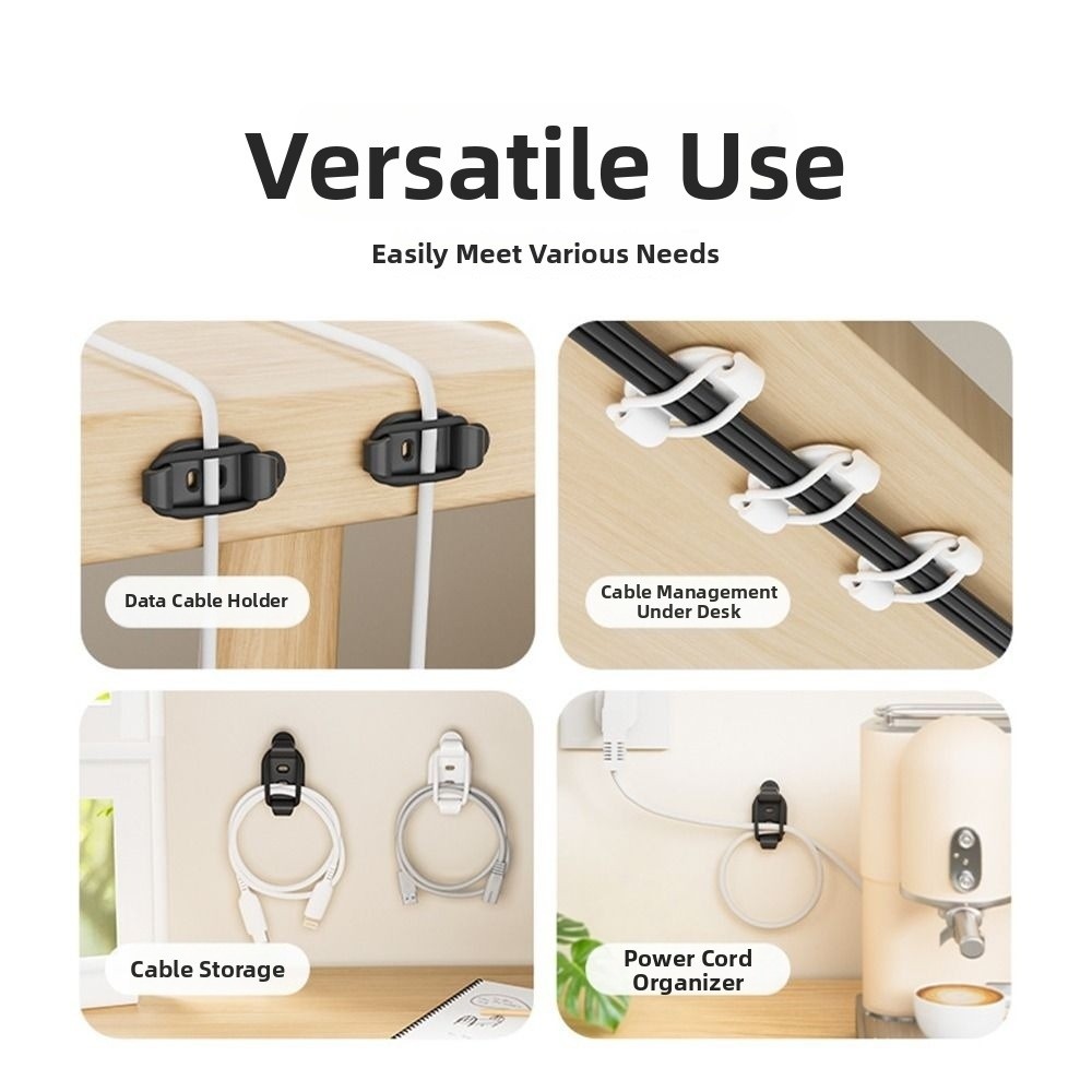 10er-Pack Verstellbare Kabelkl – Desk Cable Clip Bewertung und Preis